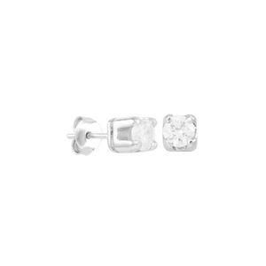 Brinco em Ouro Branco 18K Cartier com Diamante - AU4866