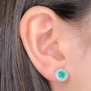 Brinco em Ouro 18K Esmeralda e Diamantes - AU5083