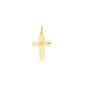 Pingente em Ouro 18K Crucifixo Vazado - AU5133