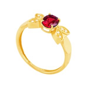 Anel de Formatura em Ouro 18K com Zircônias - AU5147