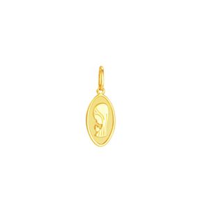 Pingente em Ouro 18K Medalha Nossa Senhora - AU5262