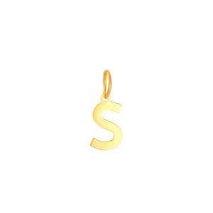 Pingente em Ouro 18K Letra S - AU5493