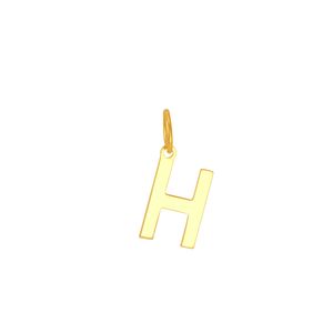 Pingente em Ouro 18K Letra H - AU5494