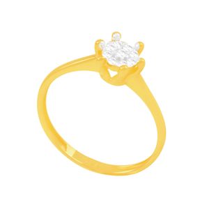 Anel em Ouro 18K com Diamantes - AU5579