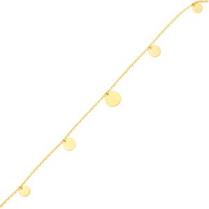 Pulseira em Ouro 18K Círculos - AU5067