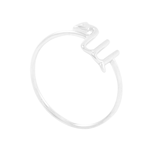 Anel em Ouro Branco 18K Signo Escorpião  - AU5175