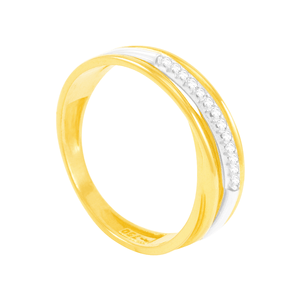 Anel em Ouro 18K com Diamantes - AU4735