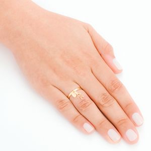 Anel em Ouro 18K Menino e Coração - AU4127