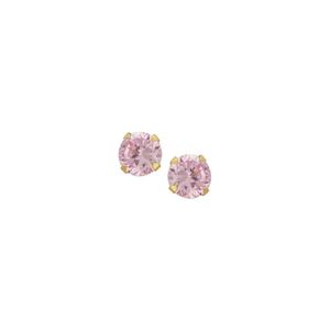 Brinco em Ouro 18K com Zircônia 5MM - AU5687