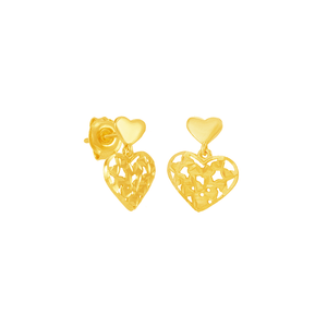 Brinco em Ouro 18K Coração - AU5885