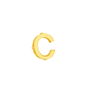 Pingente em Ouro 18K Letra C - AU5946