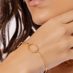 Bracelete em Ouro 18K Circulo - AU5186
