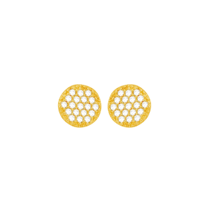 Brinco em Ouro 18K Chuveiro de Zircônia - AU6016