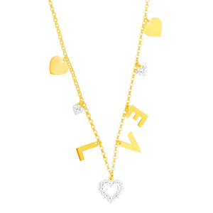 Colar em Ouro 18K LOVE - AU6048