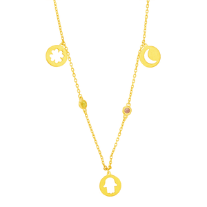 Colar em Ouro 18K Amuletos - AU6049