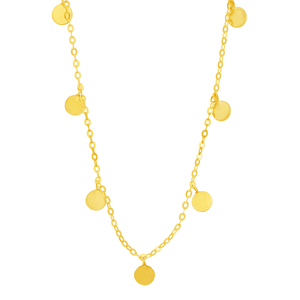 Colar em Ouro 18K Medalhas - AU6053