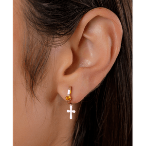 Brinco em Ouro 18K Pingente - AU6058