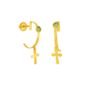 Brinco em Ouro 18K Pingente - AU6060