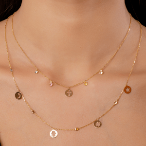 Colar em Ouro 18K Amuleto - AU6051