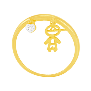 Anel em Ouro 18K Menino - AU6064