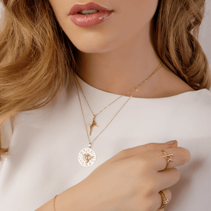 Pingente em Ouro 18K FÉ - AU6061