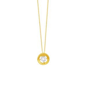 Colar em Ouro 18K com Diamante - AU5878