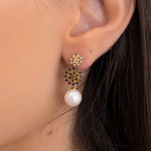 Brinco em Ouro 18K com Espinélios e Diamantes - AU2863