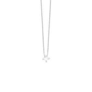 Gargantilha em Ouro Branco 18k com Diamantes - AU5674