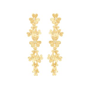 Brinco em Ouro 18K Flores - AU6214