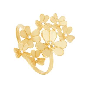 Anel em Ouro 18K Flores - AU6215
