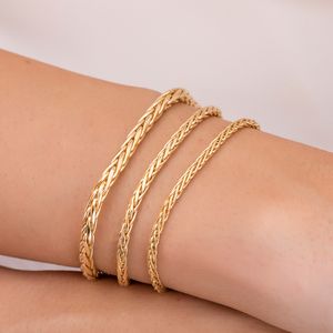 Pulseira em Ouro 18K Palmeira 3,8MM - AU6232