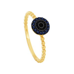 Anel em Ouro 18k Olho Grego - AU6387