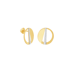 Brinco em Ouro 18k Circulo - AU6428