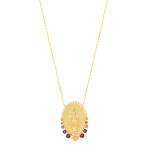 Gargantilha em Ouro 18K N. Sra. das Graças - AU6584