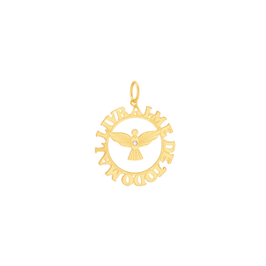 Pingente em Ouro 18K Livraime de Todo Mal - AU6505