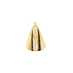 Pingente em Ouro 18k Nossa Senhora Aparecida - AU6656