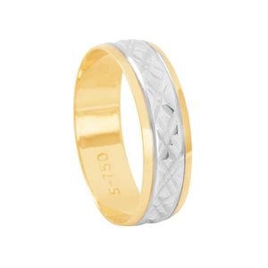 Alianças Bodas de Prata em Ouro - AU6697