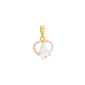 Pingente em Ouro 18k Nossa Senhora Aparecida - AU6886