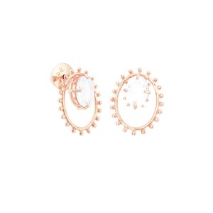 Brinco em Ouro 18K  com Cristal  - AU7085