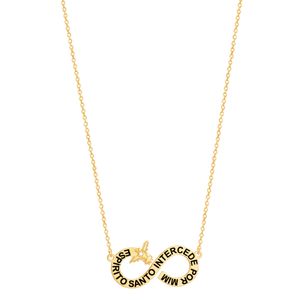 Gargantilha em Ouro 18k Infinito Espírito Santo - AU7286