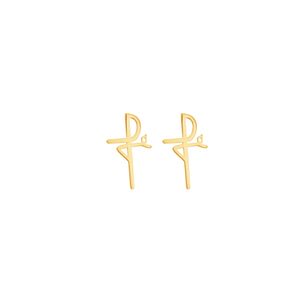 Brinco em Ouro 18k Fé Manuscrito - AU7322