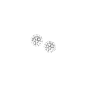 Brinco em Ouro Branco 18k Chuveiro com Diamantes - AU7527