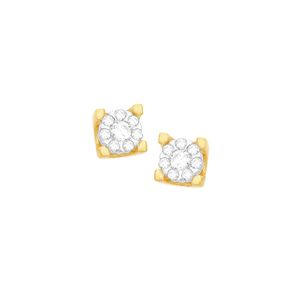 Brinco em Ouro 18k Cartier com Diamantes - AU7625