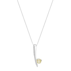 Colar em Prata 925 Quartzo Rutilado - PL7522