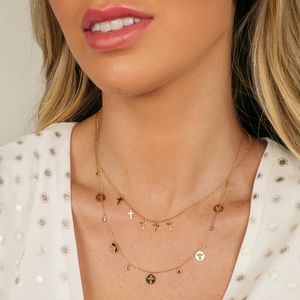 Colar em Ouro 18K Amuleto - AU6178