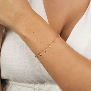 Pulseira em Ouro 18K Meia Lua - AU5491