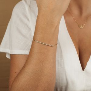 Pulseira em Ouro 18K com Diamante - AU1655