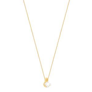 Gargantilha em Ouro 18K Ponto de Luz com Diamante - AU5875