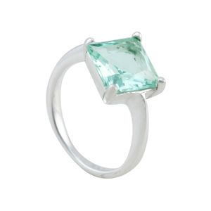Anel em Prata 925 Zircônia Topázio - PL8428