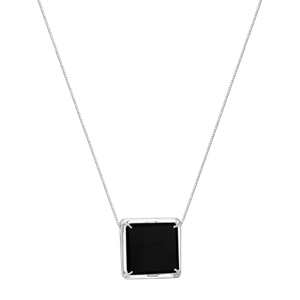 Colar em Prata 925 Ônix - PL8492
